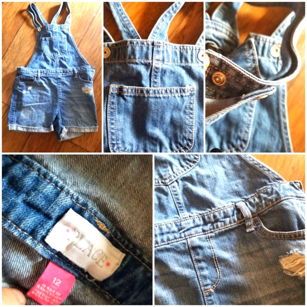 CUTE little girl overalls